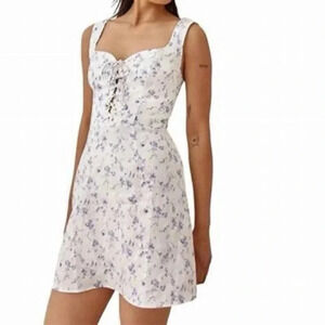 Reformation Elettra Mini Floral Dress B889